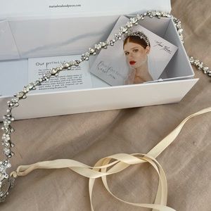 Marie Elena designer bridal headpiece